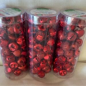 Creatology Small Red Jingle Bells Lot of 3